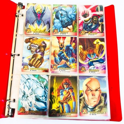 Binder Full of 1994 Fleer Ultra X-Men BASE 117 CARD Set WOLVERINE MARVEL