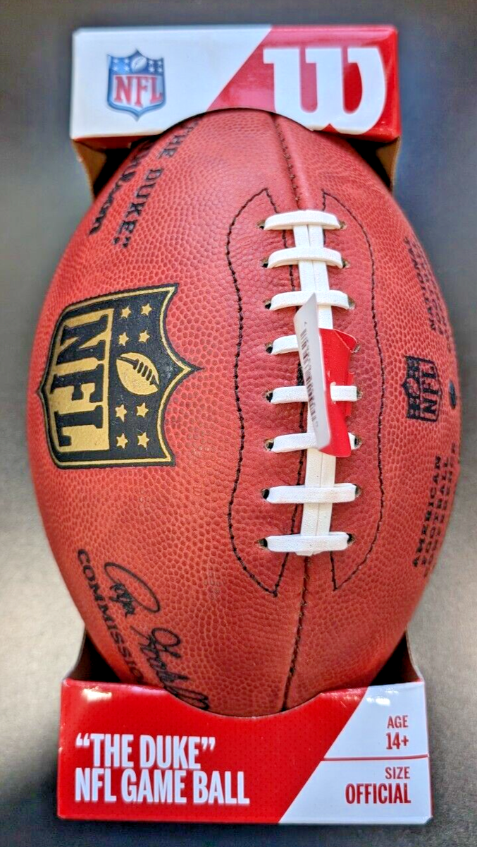 記念グッズ Wilson NFL AUTHENTIC GAME BALL THE DUKE Wilson