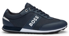 HUGO BOSS 199 Men's PARKOUR RUNN MEMX Sneakers 7-13 Shoes AUTHENTIC NAVY BLUE