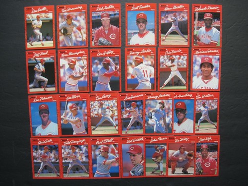 JUEGOS DE EQUIPO REDS Your Pick 1984-88-89-2022 Topps Fleer Donruss UpDeck tarjetas de puntuación - Imagen 13 de 34