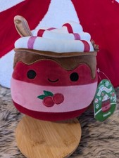 Squishmallow Maude Christmas Drink 7" Soft  Plush Toy BNWT