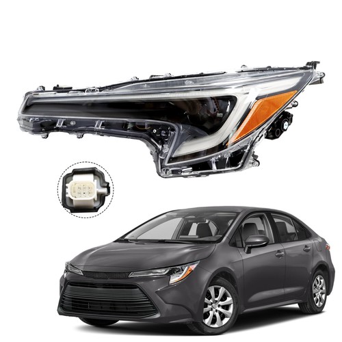 Left Side Headlight Assembly For 2023-2024 Toyota Corolla Hybrid SE XLE XSE - Picture 3 of 10