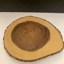 Lipper International Acacia Large Decorative Slab of Tree bark # 1030  12 X 14"