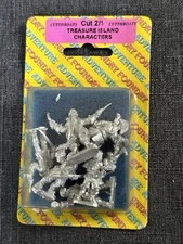 Adventure Foundry Cutthroats Treasure Island Characters 7 Miniatures - New Rare