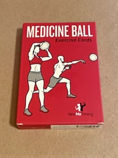 Medicine Ball | Exercise Cards | Fitness - Workout - Home Gym {NEW_OPEN BOX}