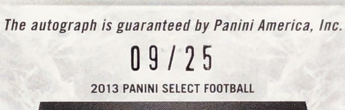 2013 Select Frank Gore “SIGNATURES” AUTO /25 GOLD SSP No. 7 HALL OF FAME 🔒 - Picture 10 of 18