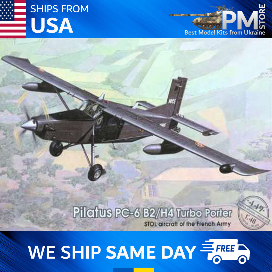 Roden 449 Pilatus PC-6/B2-H4 Turbo Porter 1959 plastic model scale