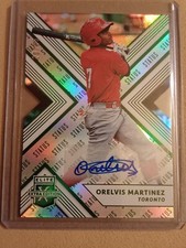 2019 Panini Elite Extra Edition Orelvis Martinez #20/25 AUTOGRAPH #112 Baseball