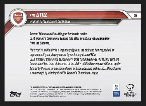 2024/2025 TOPPS NOW ⭐ UEFA CHAMPIONS LEAGUE DONNE ⭐ SERIE / LISTA - Picture 57 of 59