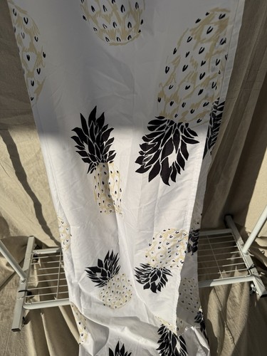 Room Essentials White Pineapple Shower Curtain - 第 3/4 張圖片