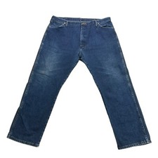 Vintage Wrangler Jeans Mens 42 X 30 Blue Denim Straight Leg Medium Wash Western