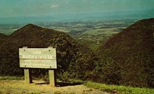 Buena Vista From The Blue Ridge Mountains c1950 Unposted Vintage Postcard