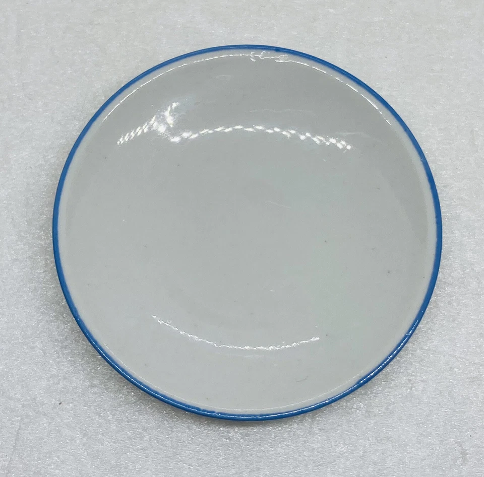 Vintage Porcelain Tea Cup Coaster 2.75” Dollhouse Plate Art Decor 3 - Image 2 of 4