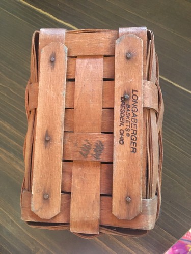 longaberger key basket 6 X 5 X 4 - Picture 5 of 5
