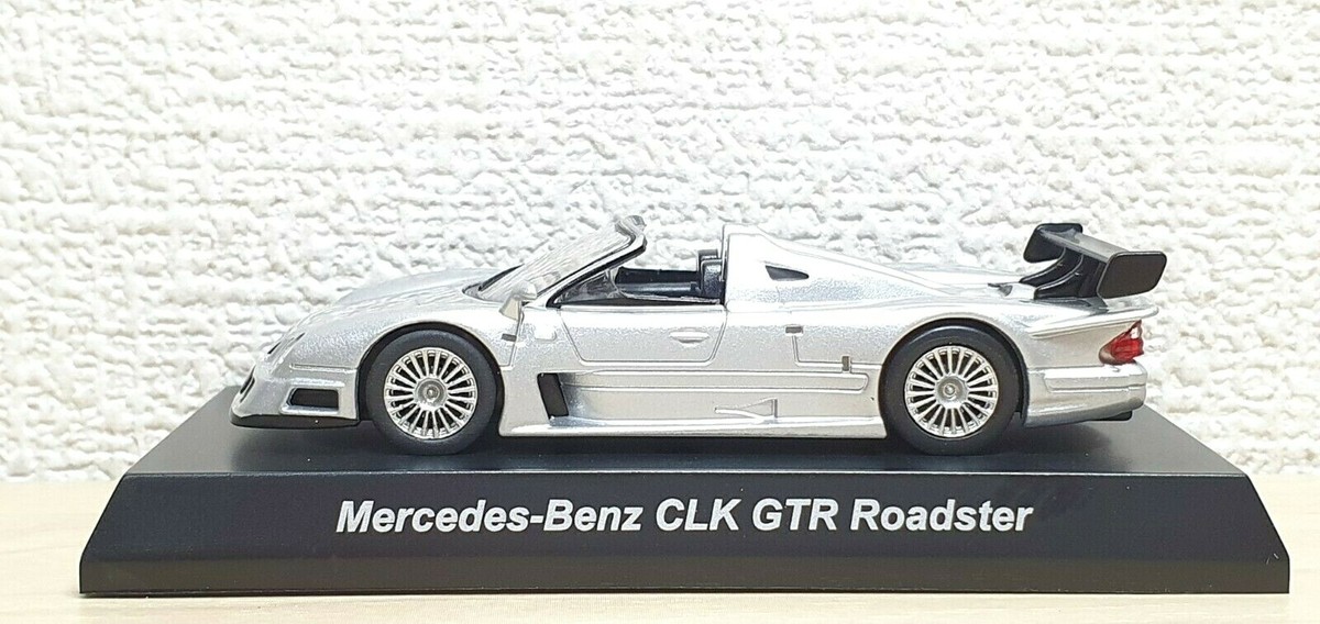 1/64 Kyosho MERCEDES BENZ CLK-GTR ROADSTER SILVER diecast