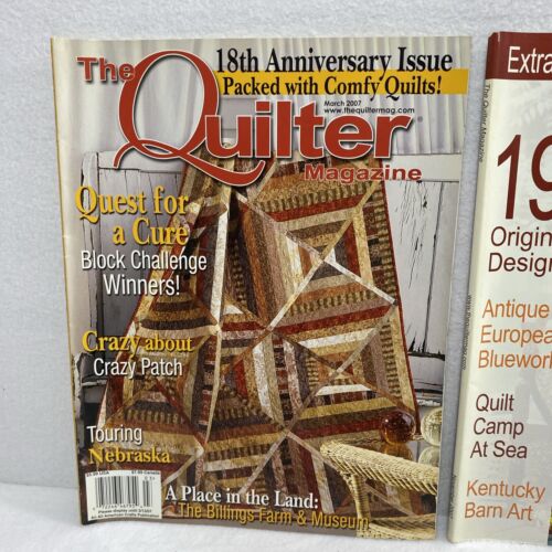 2 The Quilter Magazines March & November 2007 Quilt Patterns - Imagen 2 de 12