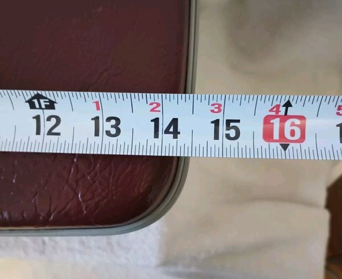 Vintage Samsonite Sentry Train Burgundy Cosmetic Travel Hard Luggage Grannycore - Picture 7 of 23