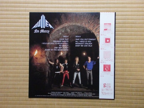 Bullet – No Mercy P-11450 Japan Insert Inner sleeve Obi - Picture 3 of 9