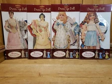 Florence Dress Me Paper Doll Series Made England Mamelok Press Vintage Lot of 4