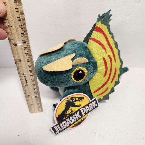 Jurassic Park World 2022 Plush Dilophosaurus Dinosaur 6 - 8” Soft Dominion Tag - 第 2/5 張圖片