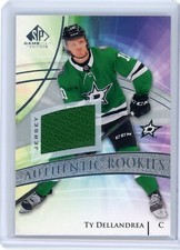 2021 UD SP Game Used Ty Dellandrea Authentic Rookie Jersey Relic