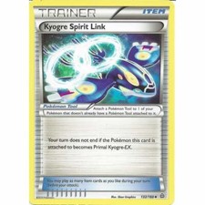 132/160 Kyogre Spirit Link Uncommon: Pokemon Trading Card Game XY Primal Clash