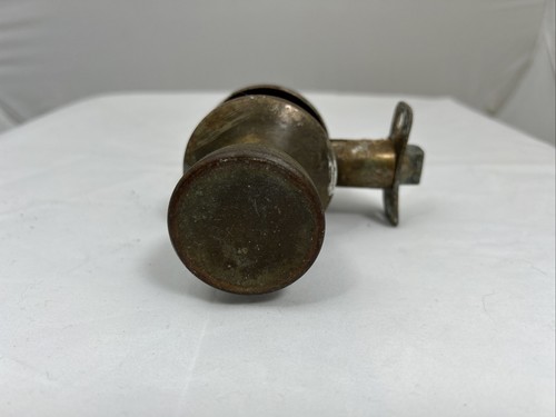 1960s Vintage Door Knobs Salvaged With Natural Patina Set Of 3 With Misc Parts - Picture 3 of 14