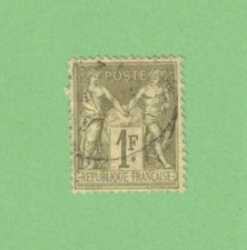 Stamp: France, 1876/81, 1Fr., allegory, Mi67, canceled, condition see scan