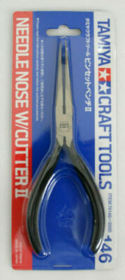 TAMIYA Craft Tool Series No.146 Needle Nose w/Cutter II Plastic