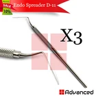 3 Pcs Endo Root Canal Spreader D11 Plugger Condenser Dental Pick Probe Lab Tools