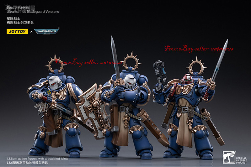 Perfect Joytoy 1/18 Ultramarines Bladeguard Veterans Action Figure