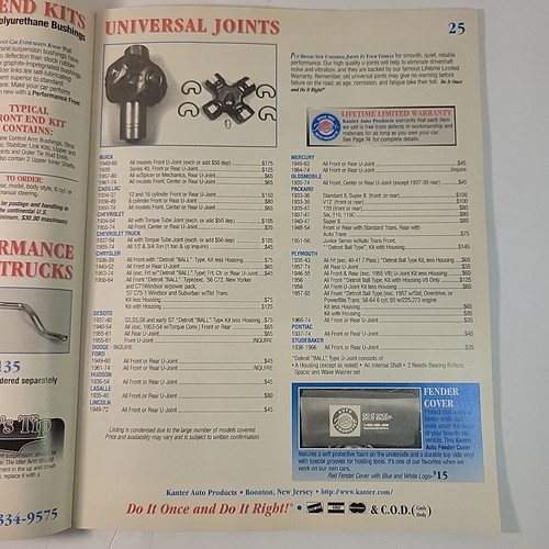 Kanter Auto Products Spring 1996 Catalog - Picture 10 of 12