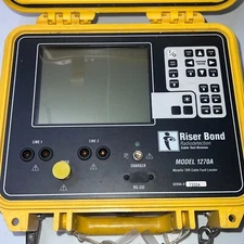 Riser Bond 1270A Metallic TDR Cable Fault Locator w/ Accessories