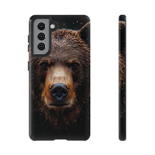 Brown Grizzly Bear Rain - Phone Ink Cover Case for iPhone, Galaxy, Pixel - 第 262/281 張圖片