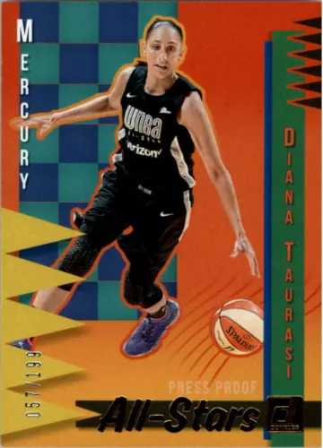 2019 Donruss WNBA All-Stars Press Proof #14 Diana Taurasi /199 - NM-MT