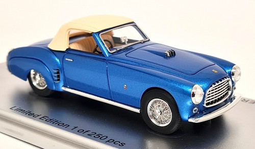 Kess 1/43 Ferrari 212 Inter Ghia Cabriolet 1952 Met Blue Scale Resin Model Car - Picture 7 of 8