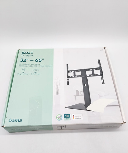Hama 00220867 TV-Stand­fuß 81,3cm (32) - 165,1cm 65 Glasboden fehlt #KT7196M--Ü