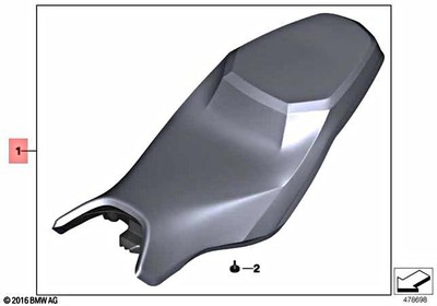 Genuine BMW Higher Seat (850mm) - G310GS (K02) / G310R (K03 