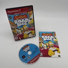 The Simpsons Road Rage Greatest Hits Playstation PS2 w/ Manual | TESTED