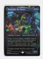 Donatello, the Brains (Borderless) 2 Foil Teenage Mutant Ninja Turtles MTG NM