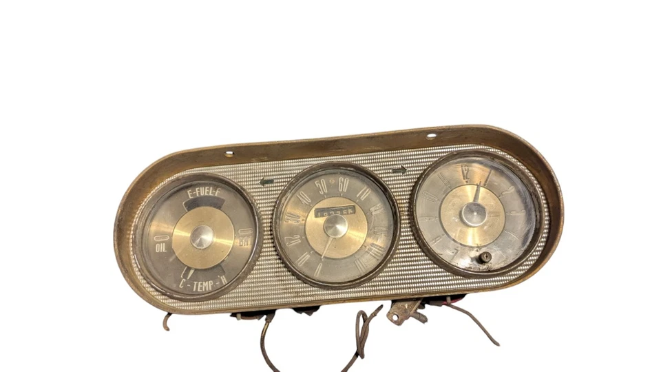 Panel de instrumentos tablero calibre grupo 53 Packard Cavalier Caribbean Patrician 1953 Foto 3 de 4