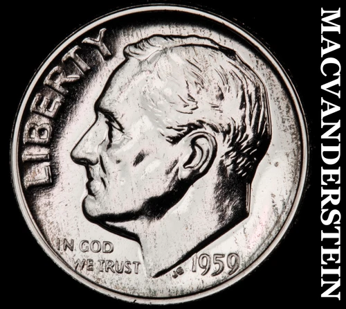 1959 Roosevelt Dime- Silver Choice Gem Proof Luster No Reserve #i8016