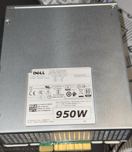 AC950EF-00 WGCH4 0WGCH4 For Dell T5820 T7820 Power Supply 950W