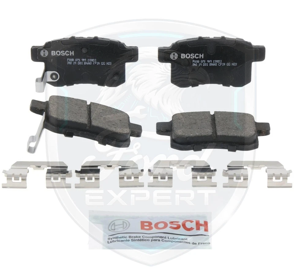 Kit de pastillas de freno traseras de cerámica Bosch OEM para Honda Accord 2008-2012 9 años de garantía Foto 3 de 4