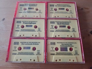 6x MOTU Masters Of The Universe MC Kassetten Europa Hörspiele HG Francis