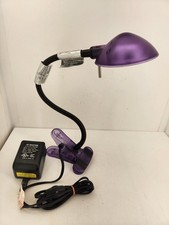 Purple Flexible Reading Light Clip-on Beside Bed Desk Table Lamp Book Lamp