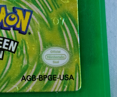 Pokemon Leaf Green NTSC USA Nintendo Game Boy Advance Genuine NDS GBA - Picture 4 of 20