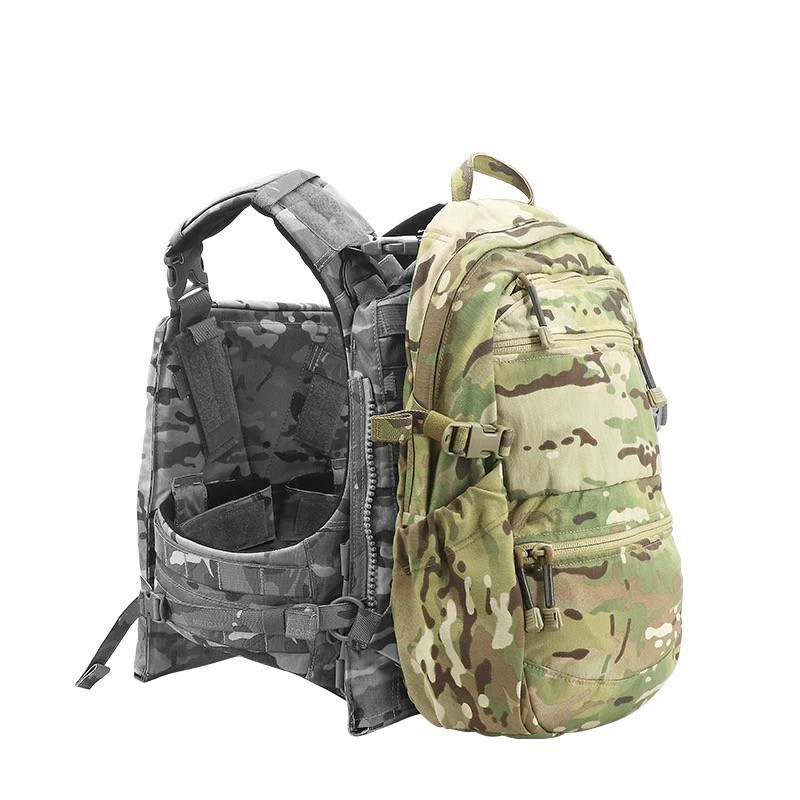 Tank Top Connected Backpack Tactical Multifunc Backplate Backpack for Cp Avs-image