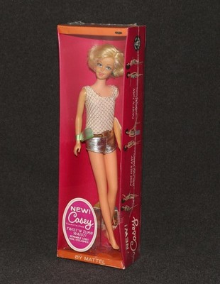 Barbie #1180 1969 MIB Barbie Pal Casey TNT Blonde Reseal Nice! All Original