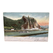 Postkarte AK Aussig Burg Schreckenstein Usti nad Labem Böhmen Teutonia Leipzig